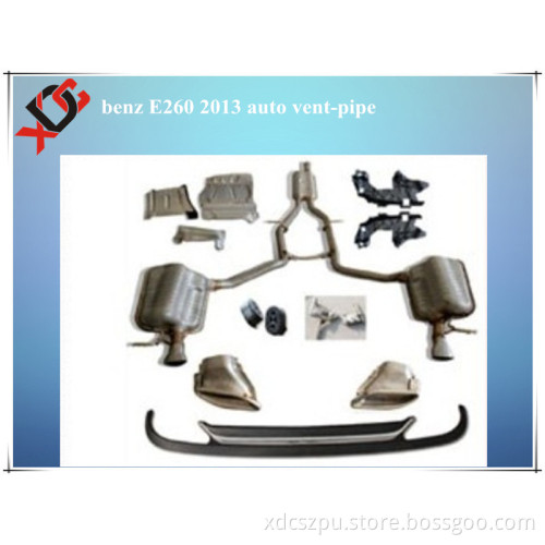 Stainless Steel Auto Vent-Pipe for Benz E260 Body Kit
